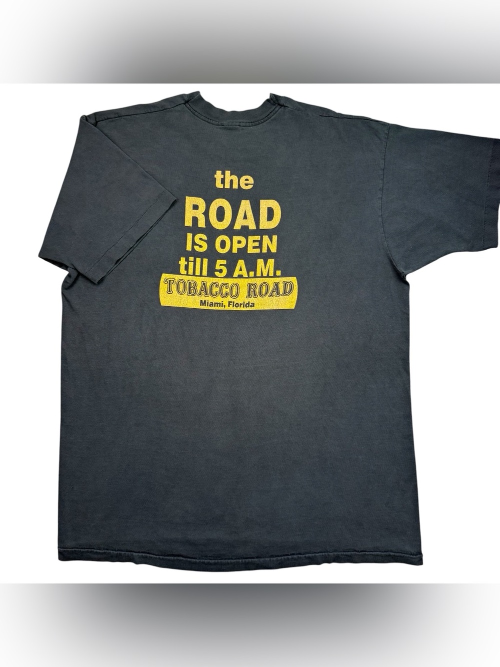 VTG 90s Tobacco Road Miami Florida Dive Bar Brickell Club 2-Sided t-shirt 2XL